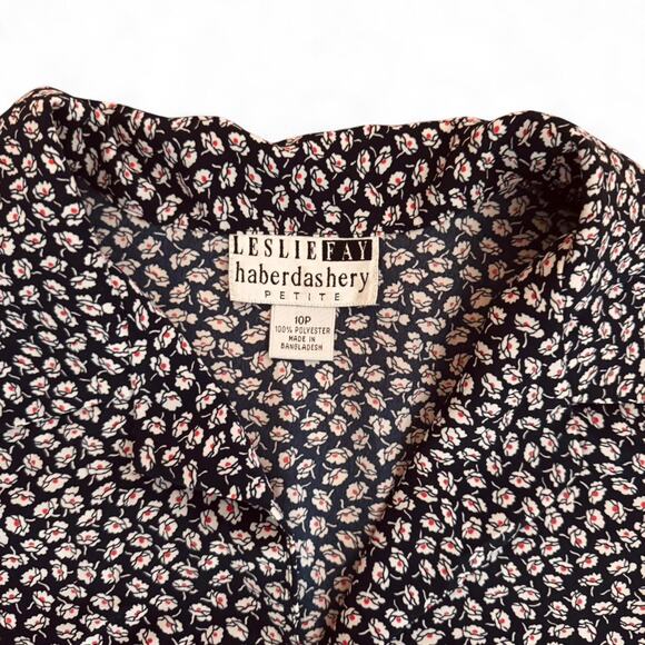 Leslie fay haberdashery button up blouse - Picture 2 of 6